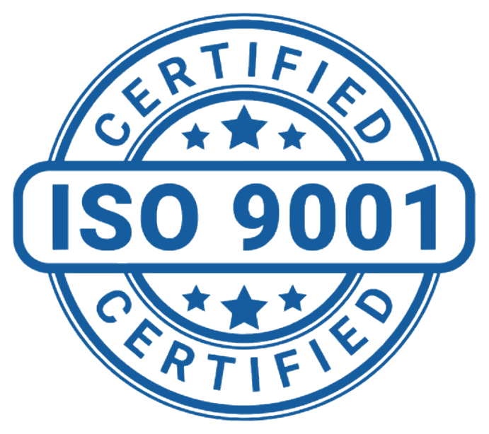 ISO 9001 certified logo